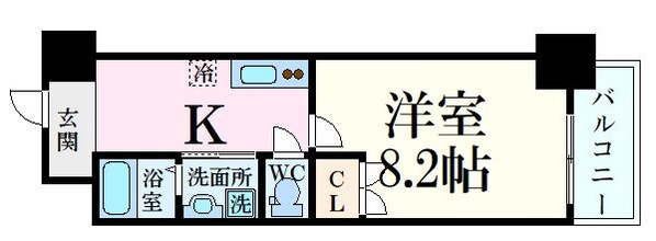 鷹野橋駅 徒歩4分 5階の物件間取画像